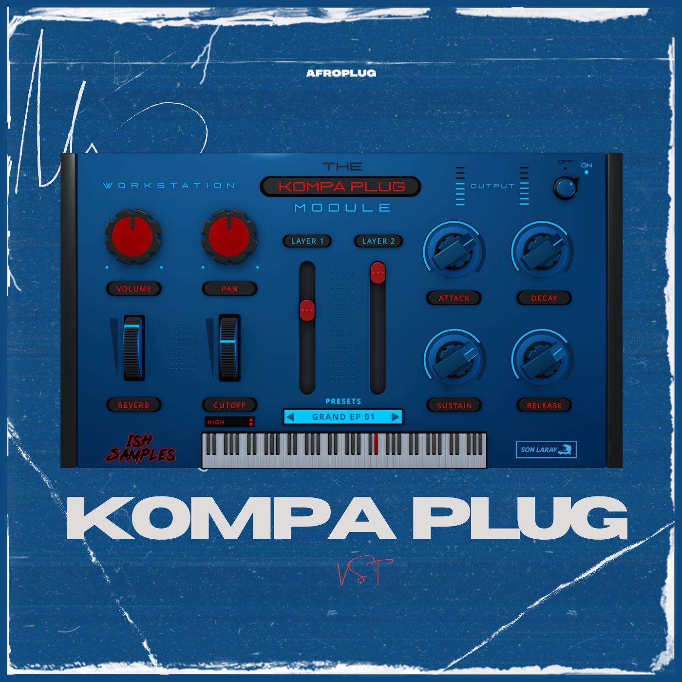 Kompa Plug VST with 56 Presets - All in One Kompa Music VST Plugin for Gouyad, Bwoday, Kompa, Kompa Direk & Kompa Love