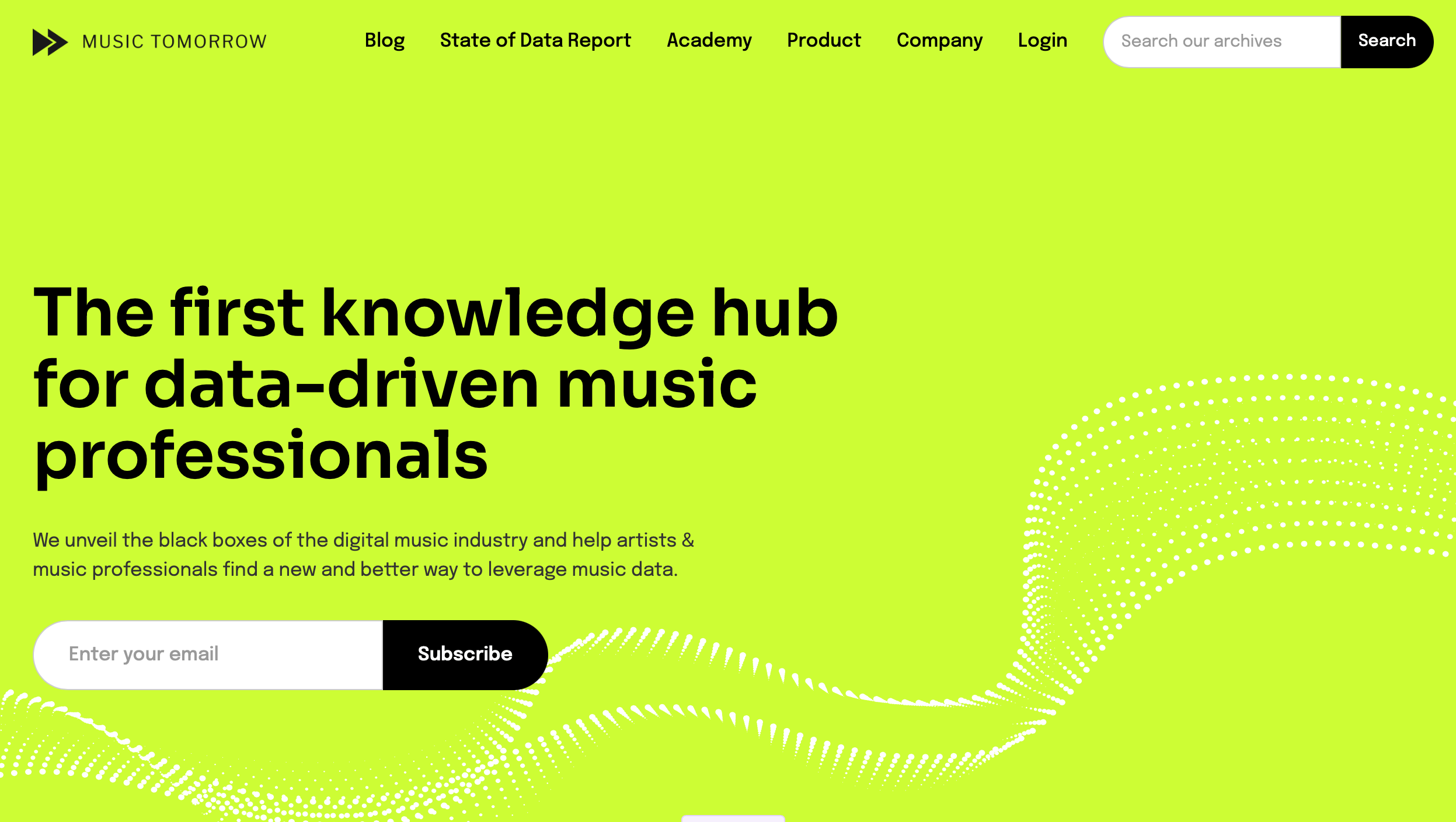 Music Tomorrow for Artists : Get Spotify Stats in seconds