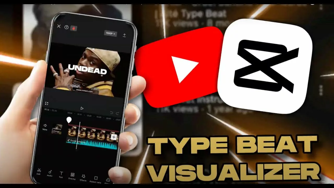 Afroplug • How to Create a Type Beat Visualizer with CapCut in 2 Minutes
